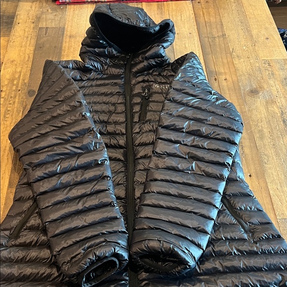Marmot Echo Women’s EUC black jacket large $250 knee length CURRENT STYLE - Picture 3 of 12